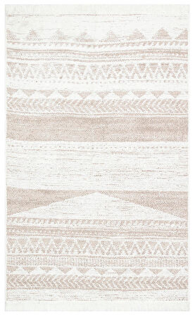 Hoom Rugs Samos SMS 06 Natural Yıkanabilir Çift Taraflı Pamuk Kilim