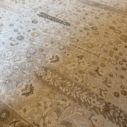 Hoom Rugs Woolly 4122 Krem Modern Salon Halısı