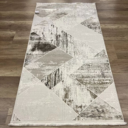Hoom Rugs Zenith 1033 Mikrofiber Kaymaz Taban Yıkanabilir Antibakteriyel Modern Halı Mavi Halı