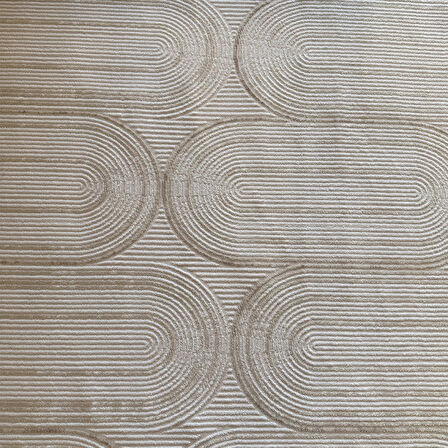 Hoom Rugs İpek 1133 Vizon Akrilik Pamuk Taban Keçeleşmeyen Halı