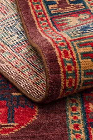 Hoom Rugs Cadis KDM 08 Violet Yeni Zelanda Yünü El Emeği Kara Tezgah Halısı