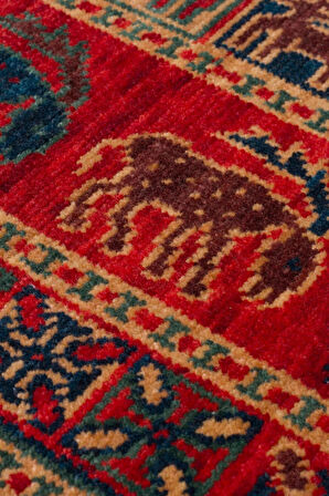 Hoom Rugs Cadis KDM 08 Violet Yeni Zelanda Yünü El Emeği Kara Tezgah Halısı