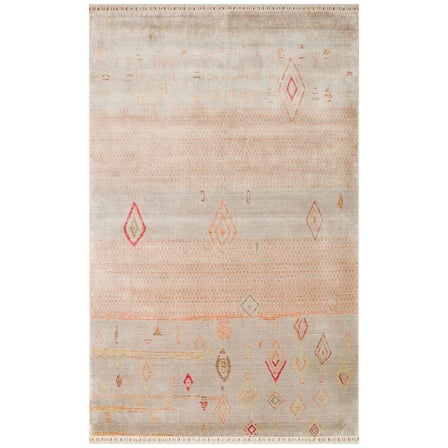 Hoom Rugs Nepal ZR 15 Yün Viskon Tensel Beige Autumn Otantik Modern Uşak Halısı