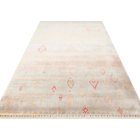 Hoom Rugs Nepal ZR 15 Yün Viskon Tensel Beige Autumn Otantik Modern Uşak Halısı
