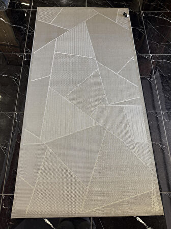 Eko Mono MNO LUX 01 Antrasit Hav Toz Vermez Kaymaz Tabanlı Şık Kilim