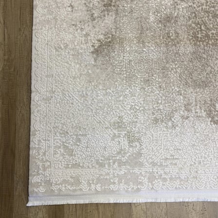 Hoom Rugs Sembol 2909 Bej Akrilik Dayanıklı Makine Halısı