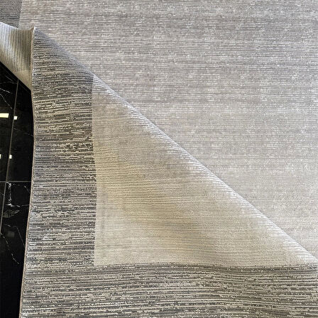 Hoom Rugs Olympıa PLZ 202 Krem Gri Modern Salon Halısı