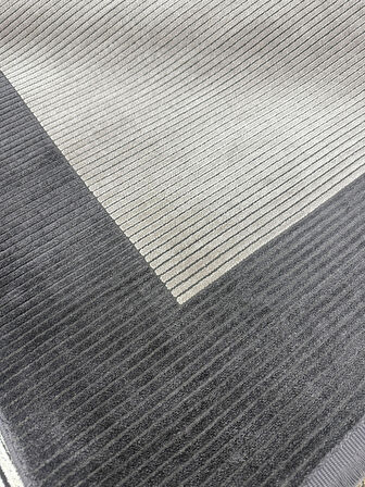 Hoom Rugs Elegant 10505 Gri Antrasit Bambu & Viskon 10 mm Hav Modern Salon Halısı