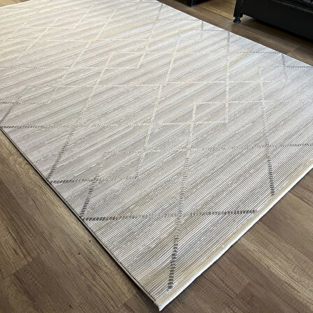 Hoom Rugs Markiz 1095 Gri Modern Pamuk Taban Halı