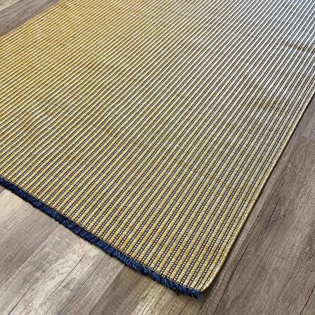 Hoom Rugs Mirel 7310 Gold Kaymaz Pamuklu Dekoratif Kilim