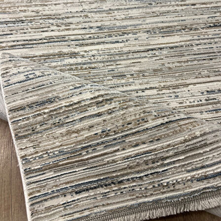 Hoom Rugs Nova 1123 Mavi Mikrofiber Modern Dokuma Halı