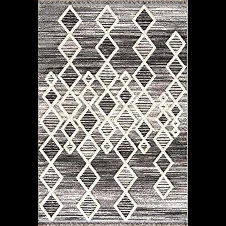 Hoom Rugs Step 2206 Gri İskandinav Halı