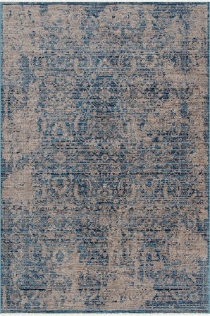 Hoom Rugs Otantik 2610 Mavi Vintage Desenli Salon Halısı