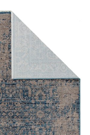 Hoom Rugs Otantik 2610 Mavi Vintage Desenli Salon Halısı