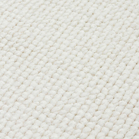 Hoom Rugs Helsinki Plain White Polyester Modern İskandinav Halı