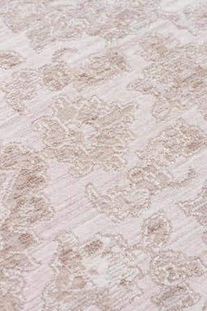 Eko Halı Mahal Mood 03 Cream Beige Polyester Akrilik Klasik Desenli Premium Salon Halısı