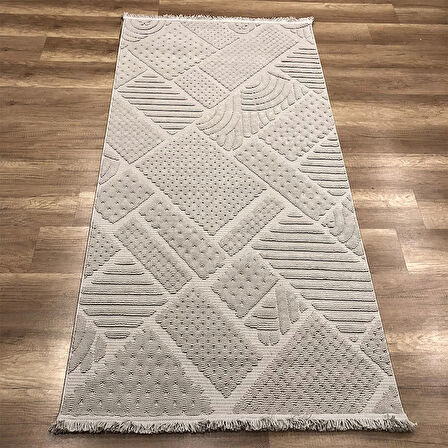 Hoom Rugs Mind 1119 Gri Modern İskandinav Kaymaz Taban Halı