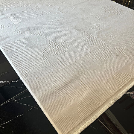 İpek Halı Sardes 6477 Krem Modern Salon Halısı