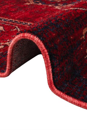 Hoom Rugs Ahlat 2305 Kırmızı Anadolu Desenli Antialerjik Salon Oturma Odası Halısı