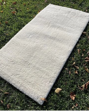 Hoom Rugs Shaggy 1006 Beyaz Modern Shaggy Halı