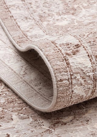 Eko Halı Mahal Mood 07 Beige Polyester Akrilik Klasik Desenli Premium Salon Halısı