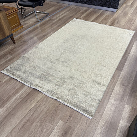 Hoom Rugs Overdye OVR03 Krem Bej Doğal Bambu & Viskon Modern Salon Halısı