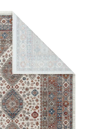 Hoom Rugs Otantik 2602 Renkli Vintage Desenli Salon Halısı