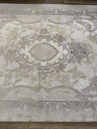 Hoom Rugs Touch 807 Krem Vizon Modern Salon Halısı