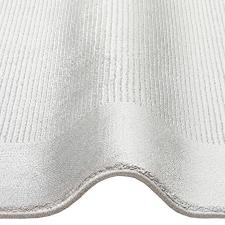 Hoom Rugs Como NAP 02 Grey Viskon & Floş Sık Dokuma Modern Salon Halısı