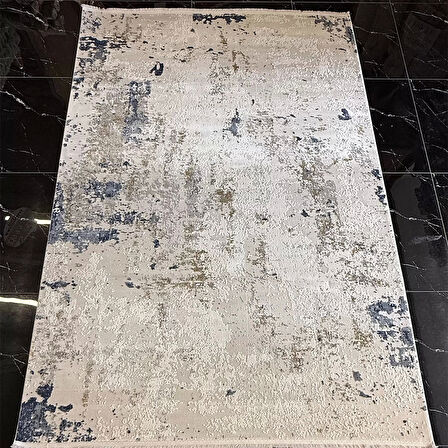 Hoom Rugs Exclusive Riobe 63147-953 Mavi Gri Modern Salon Halısı