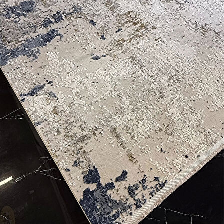 Hoom Rugs Exclusive Riobe 63147-953 Mavi Gri Modern Salon Halısı