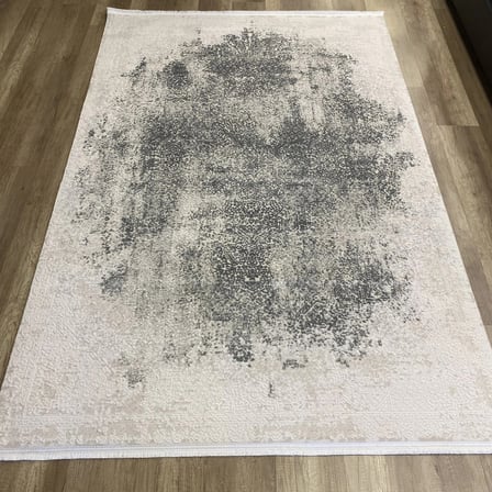 Hoom Rugs Sembol 2908 Gri Akrilik Dayanıklı Makine Halısı