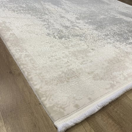 Hoom Rugs Sembol 2908 Gri Akrilik Dayanıklı Makine Halısı