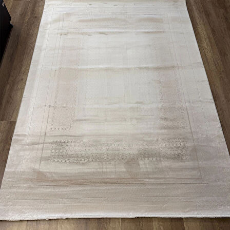 Hoom Rugs Momentus 9603 Bej Viskon Pamuk Modern Halı