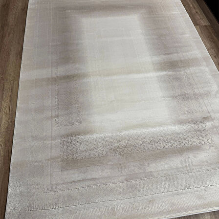 Hoom Rugs Momentus 9603 Bej Viskon Pamuk Modern Halı