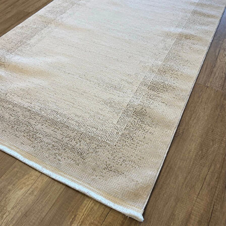 Hoom Rugs Valery 1072 Bej Mikrofiber Modern Halı