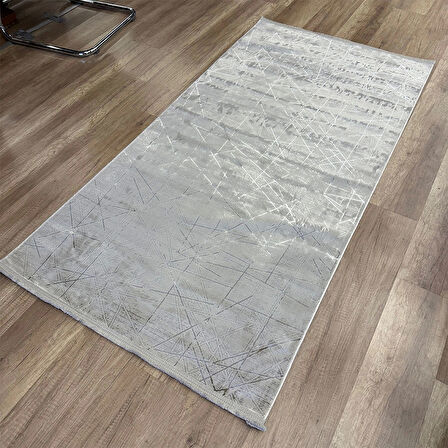 Hoom Rugs Cotton 1141 Bej Yıkanabilir Antibakteriyel Modern Halı