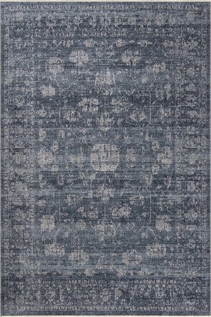 Hoom Rugs Etro 2702 Mavi Vintage Desenli Salon Halısı