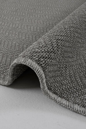 Hoom Rugs Antik 1810 Gri Dayanıklı Polyester İskandinav Halı