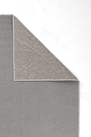 Hoom Rugs Antik 1810 Gri Dayanıklı Polyester İskandinav Halı