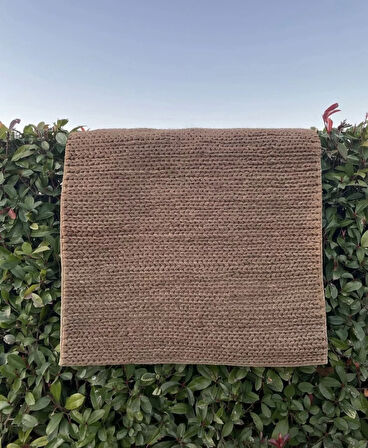 Eko Halı Flatweave Choti Brown Dekoratif Jüt Kilim