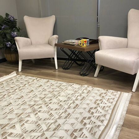 Hoom Rugs Monica MC 356 Kahve İskandinav Halı