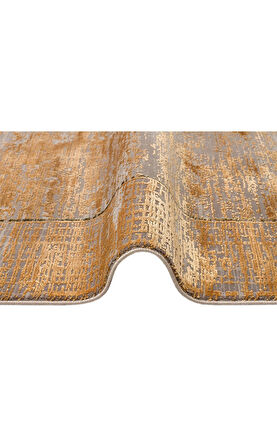 Hoom Rugs Franko Dyed FSD 02 Antik Gold Viskon & Akrilik Yüksek Dokulu Modern Salon Halısı