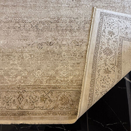 Hoom Rugs Woolly 4127 Krem Modern Salon Halısı