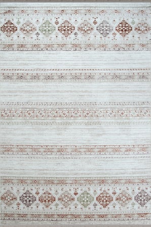 Hoom Rugs Bahar 3008 Multi Etnik Desenli Akrilik Halı