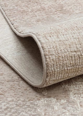 Eko Halı Mahal Mood 05 Beige Grey Polyester Akrilik Klasik Desenli Premium Salon Halısı