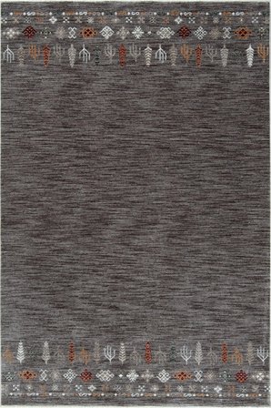 Hoom Rugs Otantik 2612 Gri Vintage Desenli Salon Halısı