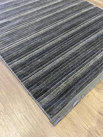 Luxess Halı Cool 402 Antrasit Yıkanabilir Kilim