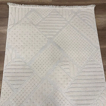 Hoom Rugs Mind 1119 Krem Modern İskandinav Kaymaz Taban Halı