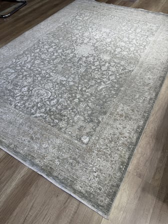 Hoom Rugs Venice VNC 07 Gri Krem Üst Segment Salon Halısı